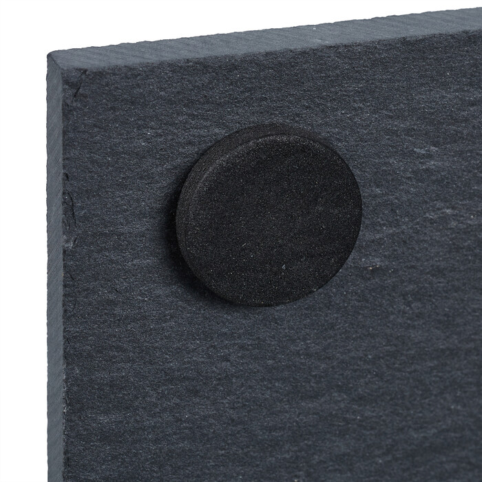 Relaxdays Slate Coasters, Set of 8