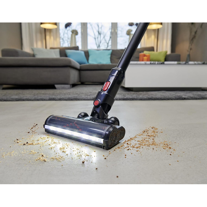 SEVERIN SEPURO акумуляторний ручний та стійковий пилосос з інноваційною технологією пилозбірників та акумулятором Einhell Power, бездротовий пилосос з мішком для алергіків, акумуляторний пилосос, мішковий варіант HV 7185