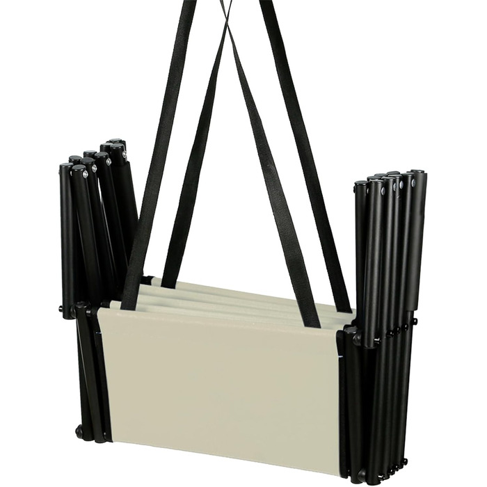 Рампа для собак Homewell - складана, до 70 кг, регульована, для малих, середніх та великих собак, легка у зберіганні (бежева)