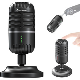 Мікрофон USB для ПК, PS4, PS5: Конденсаторний мікрофон для стрімінгу, геймінгу, подкастів та запису звуку. Сумісний з Mac, Windows