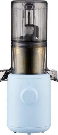 Hurom Slow Juicer | Vegetable and Fruit Juicer | H310 | Easy to Clean & Quiet Motor Electric Juicer with Strainer Filter | 150 Watt | BPA Free | Slim Design | 220ml, Sky Blue