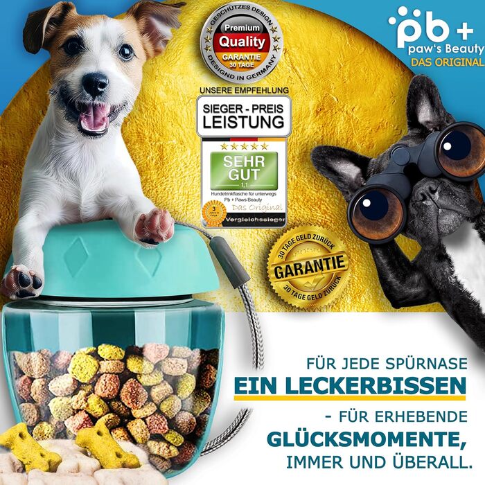 Набір для собак 2 шт: велика складана пляшка для води 550 мл + зубна щітка | Преміум якість, витік неможливий | Для подорожей