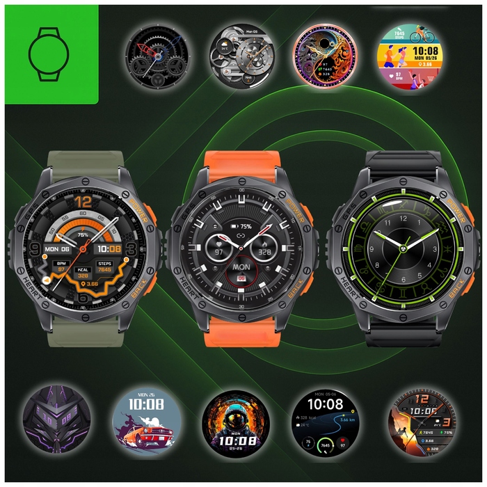 Смарт-годинник NXT.Gear K67, чорний