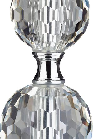 Настільна лампа Relaxdays з кришталевим дизайном, 54 x 29,5 см, чорна