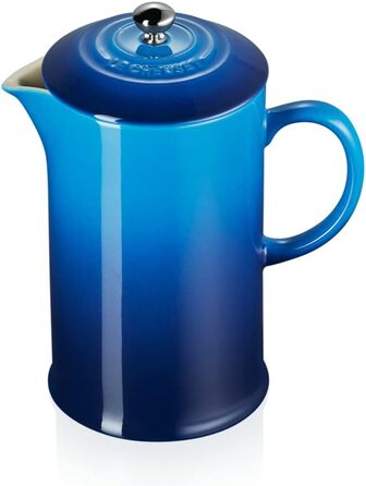 Френч-прес Le Creuset з кам'яної кераміки, 1 л, блакитний Azure