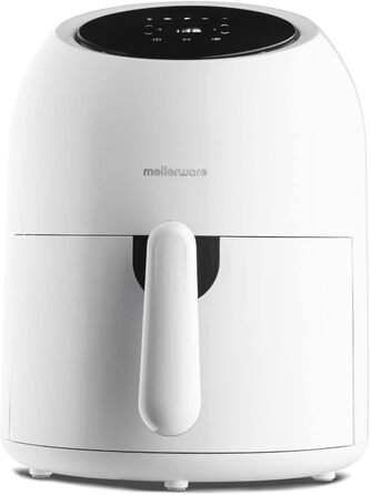 Фритюрниця повітряна MELLERWARE 1450W з скляним контейнером 4.5L, 9 програм, сенсорний дисплей, таймер 60 хв, для миття в посудомийній машині