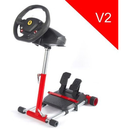 Стенд для керма та педалей Wheel Stand Pro, сумісний з Thrustmaster Spider, T80, T100, T150, F458, F430, чорний (червоний)
