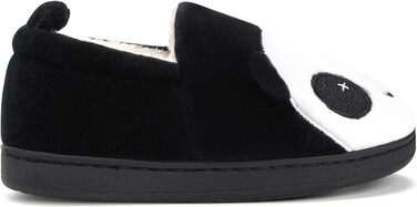 Чорні плюшеві тапочки для дому KVbabby: теплі, зручні, антиковзаючі, розмір 38/39 EU