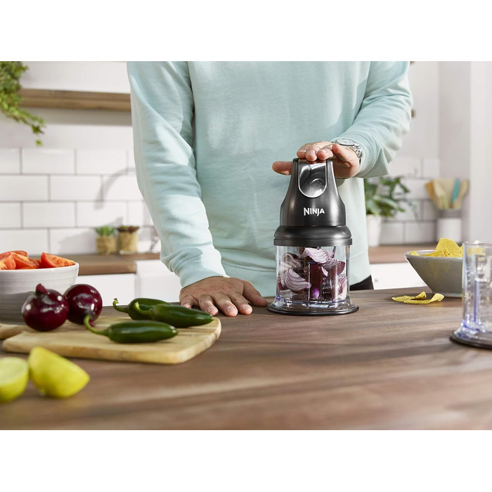 Електричний подрібнювач Ninja Express Chop Mini NJ1002EUBK – для соусів, дипів, пюре та супів