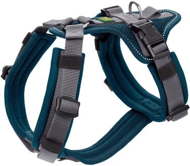 Нашийник для собак Maldon, колір petrol/сірий, розмір L