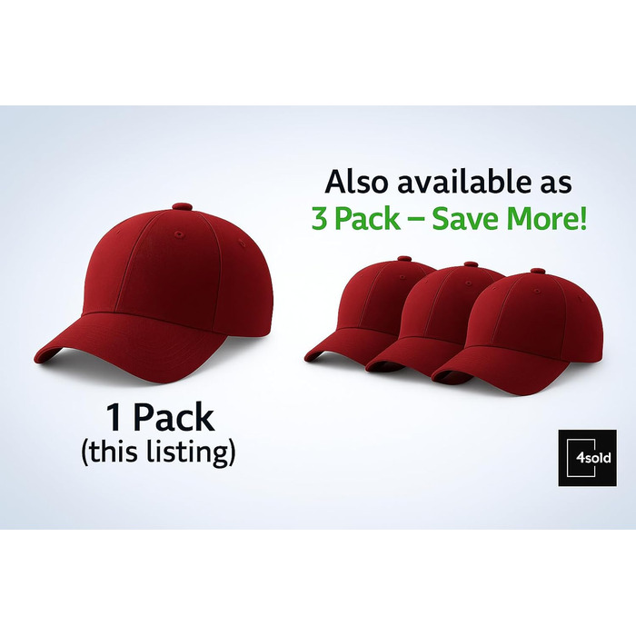 Кепка бейсболка 4sold, бавовна, унісекс, регульована, для чоловіків та жінок, легка та дихаюча, для спорту, відпочинку, на відкритому повітрі, колір маррун