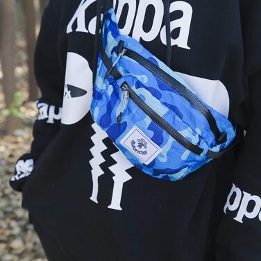 Водонепроникна поясна сумка 4Monster, ультралегка, для чоловіків та жінок, спортивна, туристична (армійсько-зелений, морський блакитний)