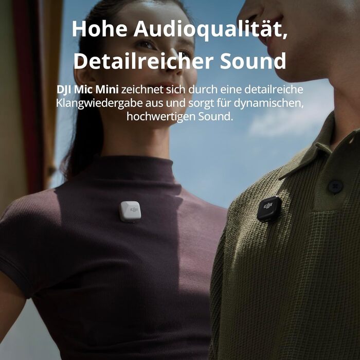 Мікрофон DJI Mic Mini Sender (Чорний Infinity), бездротовий, для телефону/камери, iPhone, Android, Vlog, YouTube