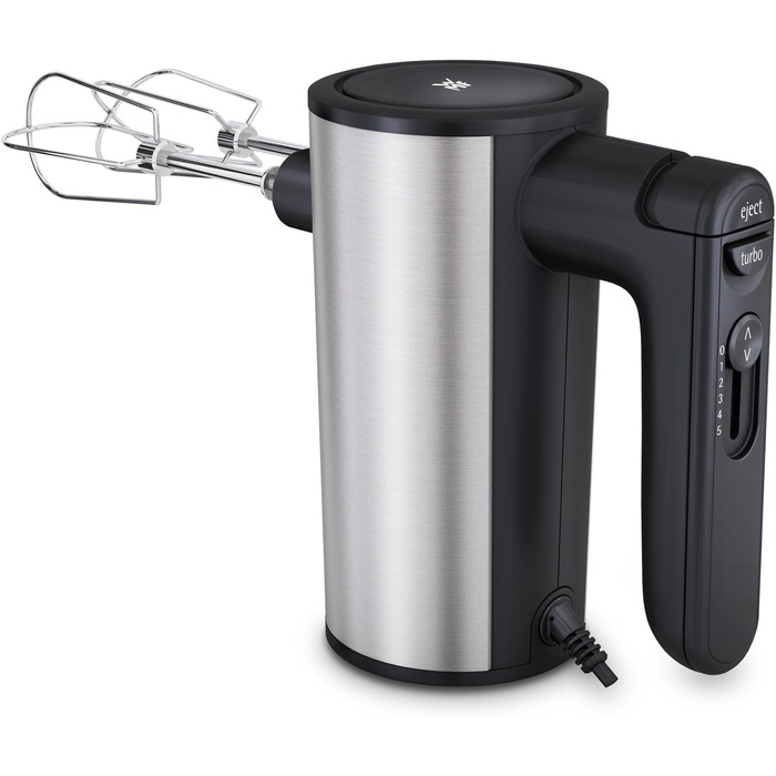 WMF Kult X Edition Hand Mixer - 400W, 5-Speed, Turbofunction, Cromargan Matte Black