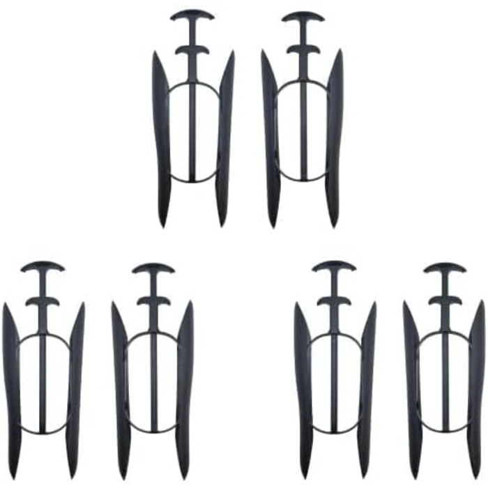 DELFA Boot Shapers Set of 3 Pairs - with innovative Sensomatic spring element - boot stretcher - length 35 cm