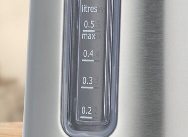 Електричний чайник Kenwood Mini 0WJKM07602, 0.5 л, нержавіюча сталь, срібний