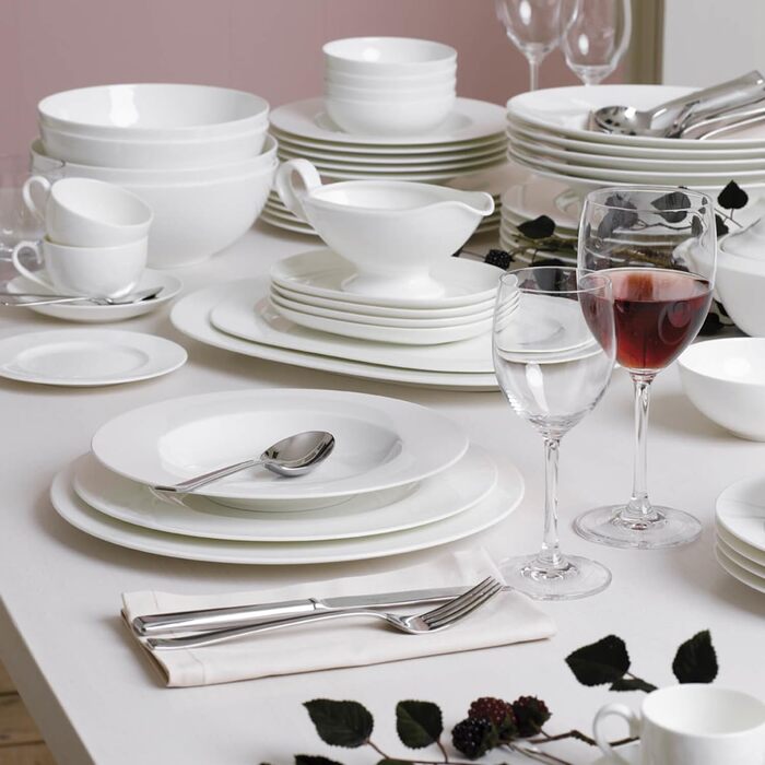 Villeroy & Boch Royal Serving Tray, Premium Bone China, White