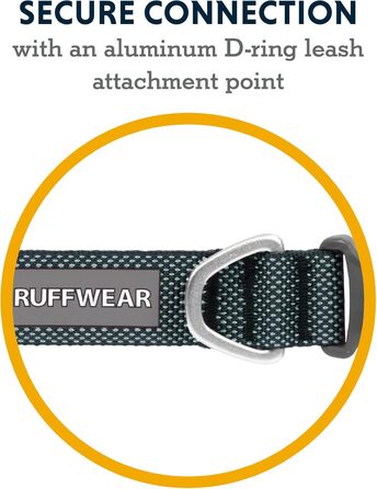 Нашийник для собак Ruffwear Hi & Light, сірий базальт, 51-66 см