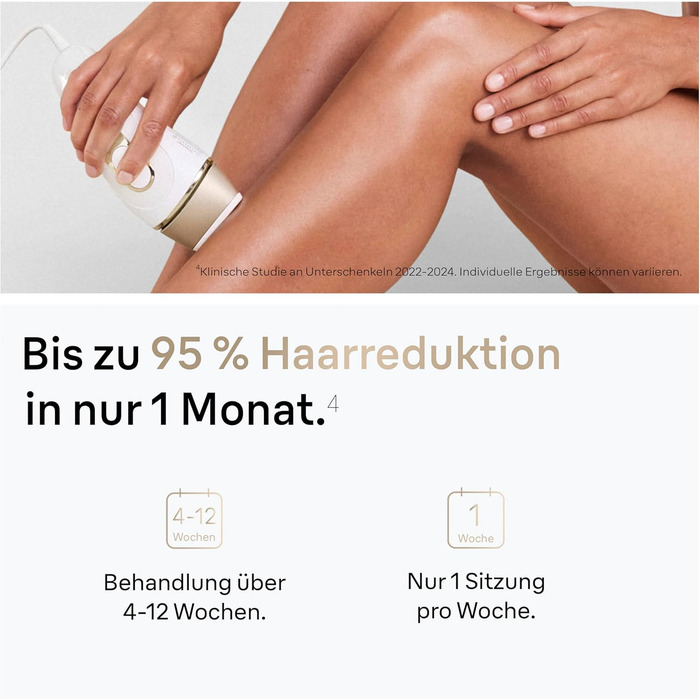 Braun Silk·expert Pro 5 IPL PL5157 – Апарат для епіляції в домашніх умовах, білий/золотий + Gillette Venus