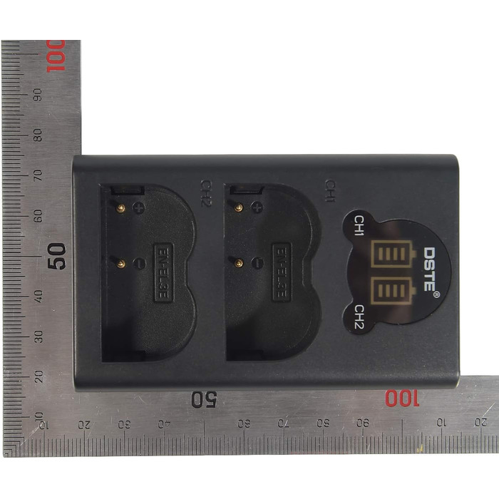 Запасний акумулятор DSTE EN-EL3E + подвійний USB-зарядний пристрій з LCD-дисплеєм для камер Nikon (D30, D50, D70, D90, D80, D100, D200, D300, D300S, D700)