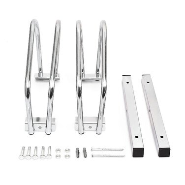 Relaxdays Bicycle Stand 2x Floor & Wall Mounting