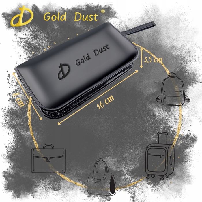 Набір кутикул-кусачок Gold Dust для нігтів, 20 мм, нержавіюча сталь