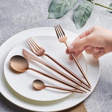 Karaca Jupiter 60-Piece Cutlery Set for 12 People, 18/10 Stainless Steel Cutlery Set, Dishwasher Safe, Perfect for Everyday Use, Premium Quality