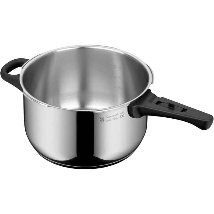 Скороварка WMF Perfect One Pot 4,5 л індукційна, нержавіюча сталь, 2 режими, знімна ручка, велике сигнальне вікно