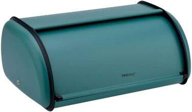 KING HOFF Металева коробка для хліба/обіду (чорна, зелена, маленька)