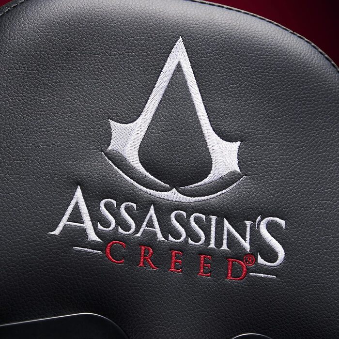 Ігрове крісло Subsonic Assassin's Creed, ергономічне, регульовані спинка та підлокітники, для дорослих, офіційна ліцензія