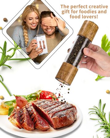 Набір з 2 шт. мельниць для солі та перцю з керамічним жорном, 21.5 см Peugeot