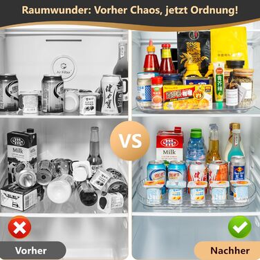 Frostswing – Refrigerator Organizer for Maximum Visibility, Multifunctional Rotating Tray, Practical Kitchen Organizer, Rotating Tray Organizer, Perfect Kitchen Storage & Organization