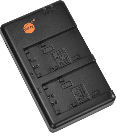 Швидкий зарядний пристрій USB з подвійним слотом для батарей сумісний з Sony NP-FP50, NP-FP90, NP-FH50, NP-FH100, NP-FV50, NP-FV70, NP-FV100