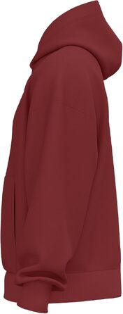 Худі JAKO Wardrobe унісекс червоне, 100% щільна бавовна (400 г/м²), ретро-стиль, розмір XS