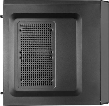 Корпус для ПК NOX COOLBAY RX - NXCBAYRX: ATX, Micro ATX, USB 3.0, металева сітка, підтримка 3 вентиляторів, 4 HDD, відеокарта до 370 мм, чорний