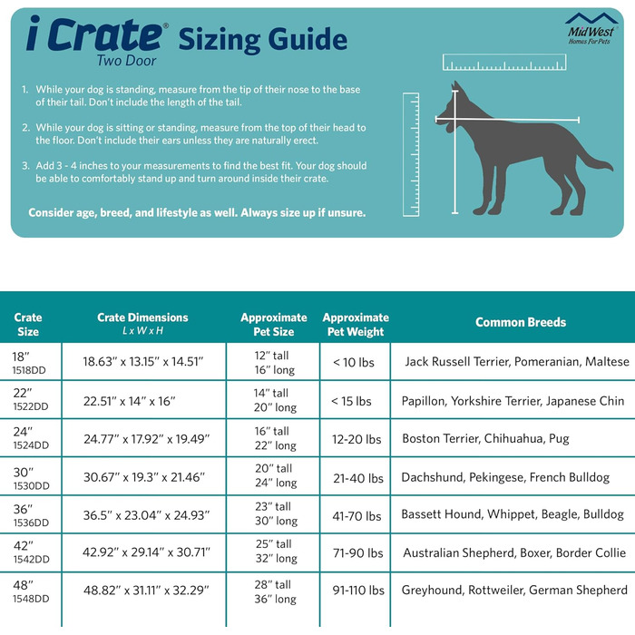 Кія для собак Midwest Homes iCrate Modell 1536DDU, чорна, 90 см, з одною дверцятами, витримана підставка, захисні ніжки, роздільник, патентні функції