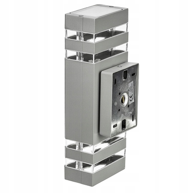 Настінний вуличний світильник KINKIET OPRAWA ELEWACYJNA 2xGU10 LED, сірий