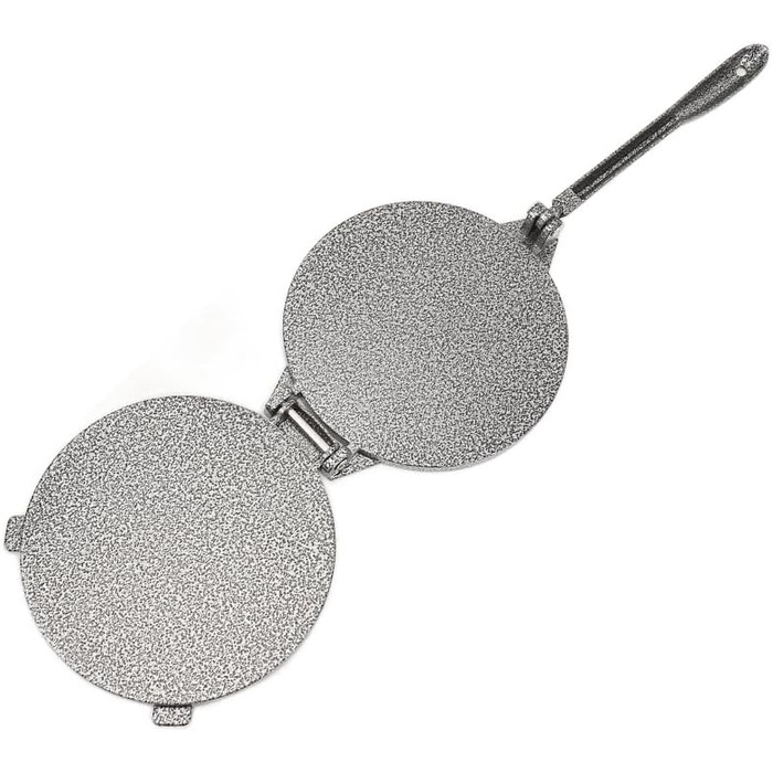 Прес для тортилій з чавуну, 16 см - для тортилій, чапати, кесадільї, роті, фладенброт, піци, млинців