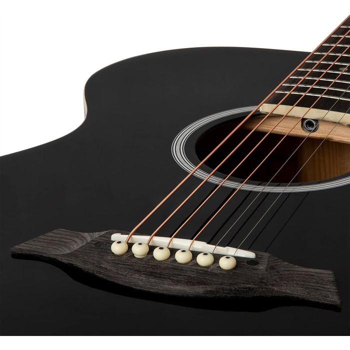 Електроакустична гітара Tiger ACG2-BK Set - Чорний колір, повний розмір, стандартна модель