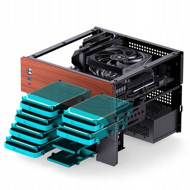 Корпус Jonsbo N4 NAS Mini Tower, чорний