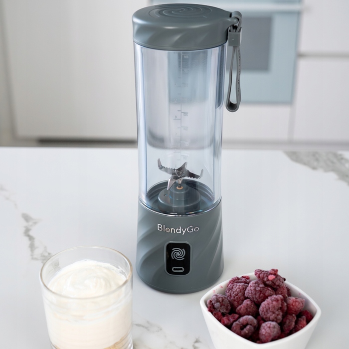 Бездротовий стаціонарний блендер BlendyGo 3, 250 Вт, сріблястий/сірий, 0,55 л