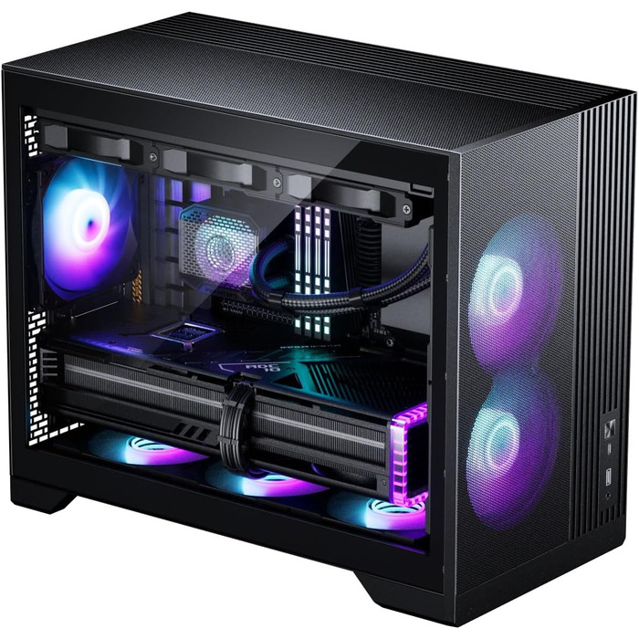Корпус Phanteks XT M3 Mini-Tower Black – компактний Micro-ATX з темним склом, підтримка радіатора 360 мм та відеокарти 430 мм, 3 RGB вентилятори