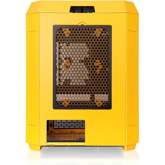 Корпус ПК Thermaltake The Tower 600 ATX з вертикальним дизайном, 3 скляні панелі, 2 вентилятори 140mm, підтримка радіаторів 420/360mm, USB-C, білий (Bumblebee)