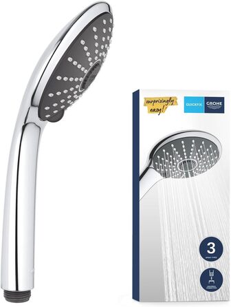 Grohe Vitalio Comfort 100 Handshower IV with 4 Spray Patterns 26094000 (3 Spray Patterns)