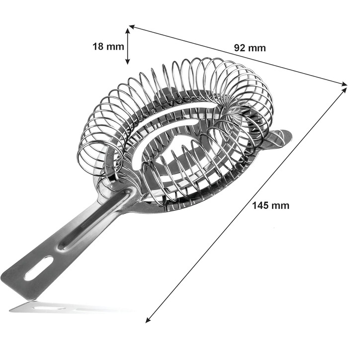 Набір барних ложок Vacu Vin з ситечком (78623606)