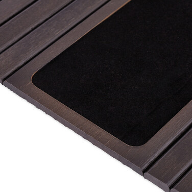 Relaxdays Bamboo Sofa Table - Dark Brown
