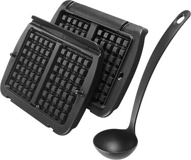 Вафельниця-насадка Tefal XA7248 для гриля OptiGrill, чорна