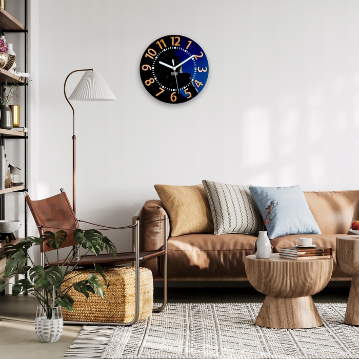 Настінний годинник ModernClock багатоколірний, 28 см