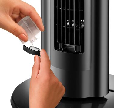 Вентилятор вежовий Unold 86855 Schwarz 60W, 230V: 3 швидкості, іонізація, таймер, коливання