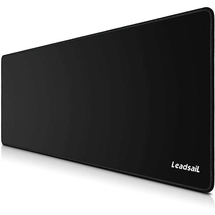Leadsail XXL ігровий килимок для миші та клавіатури (800x300x4 мм), чорний